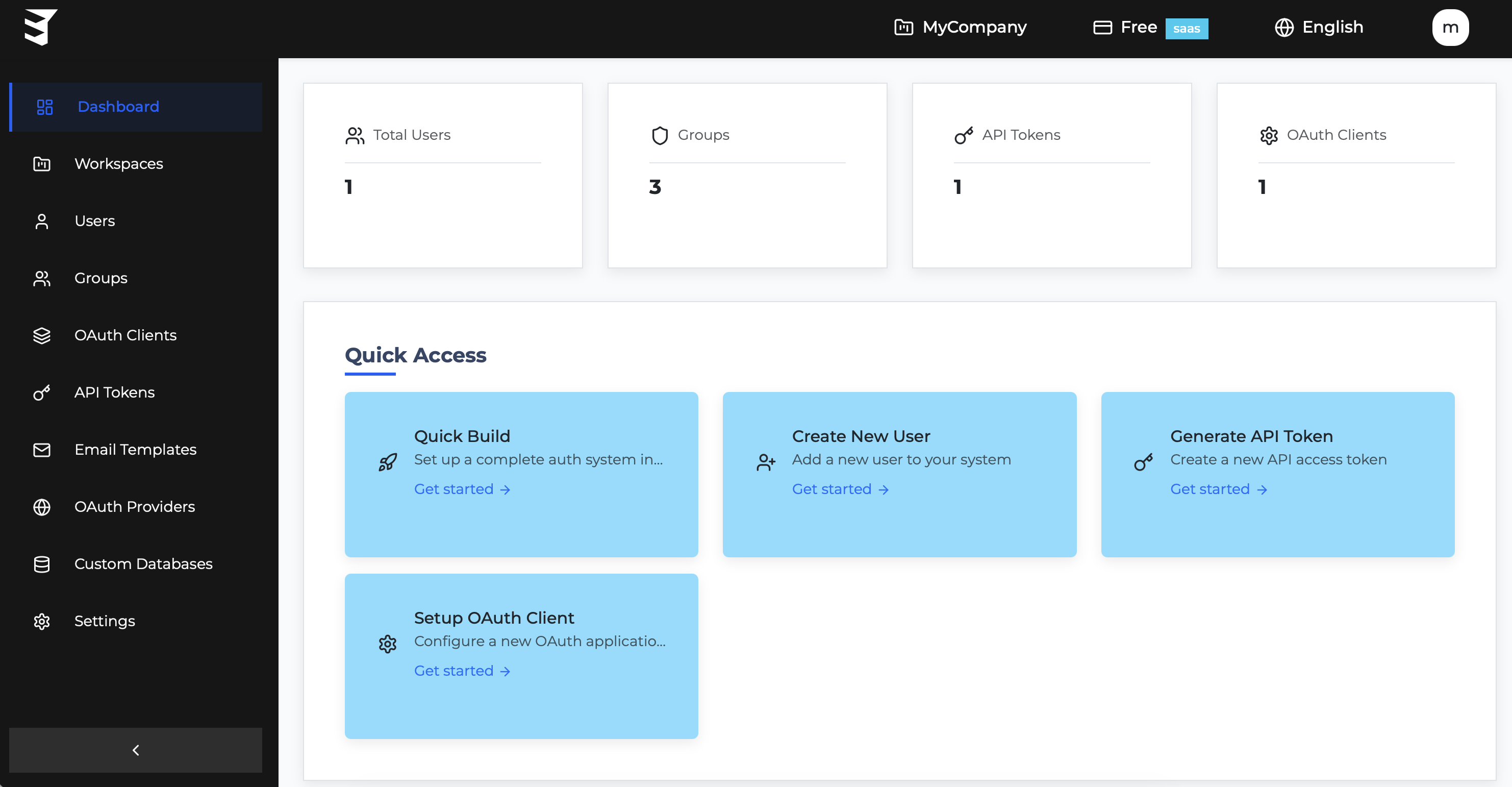 SyAuth Dashboard